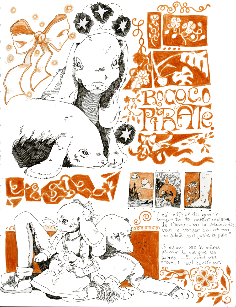 big bunnies — illustration by Maya Babeanu